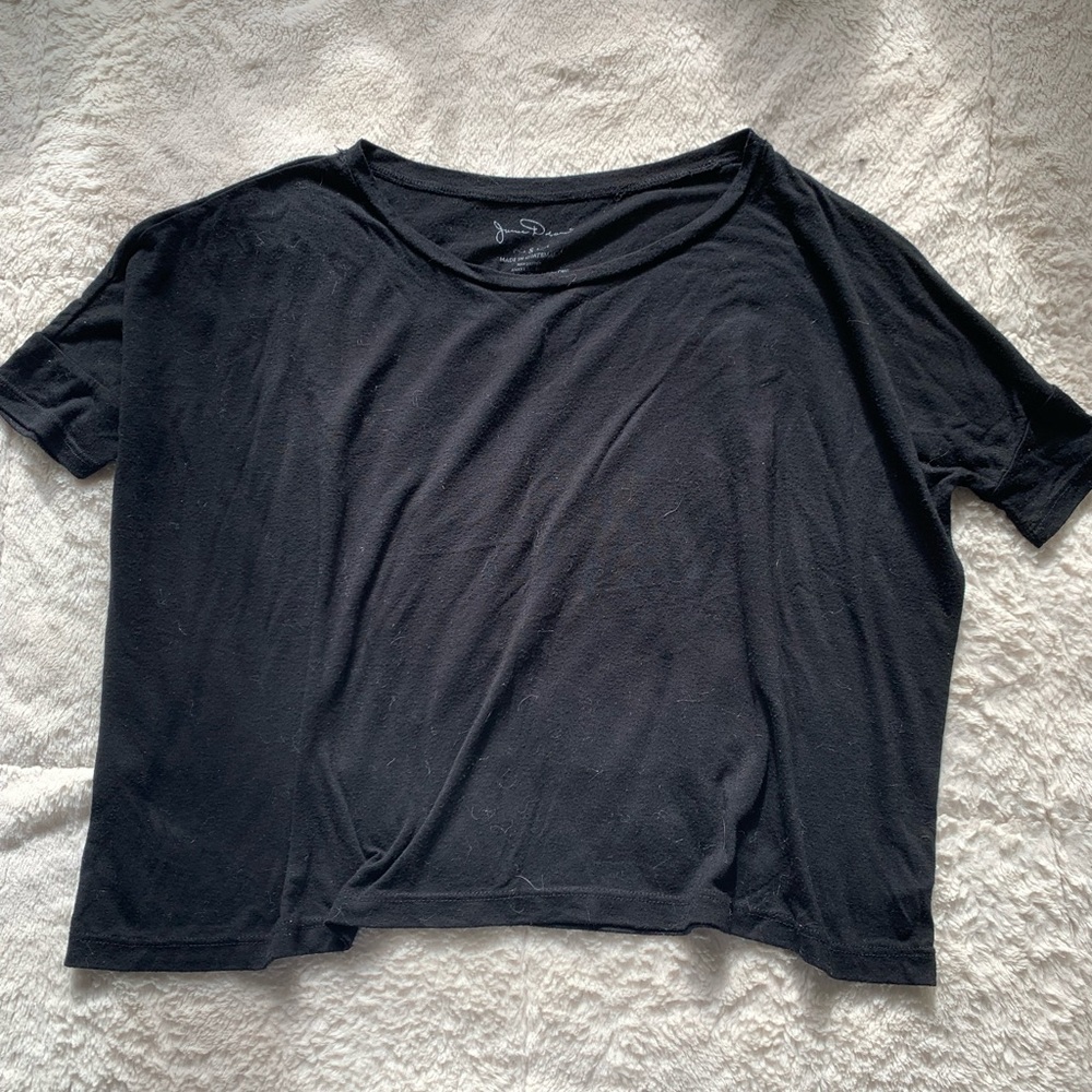 Black crop top